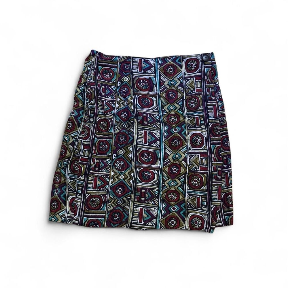 Vintage 80s Women's Geometric Skirt